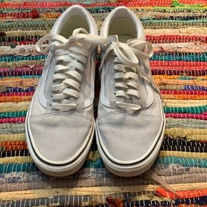 Old skool grey vans W 8.5 M 7